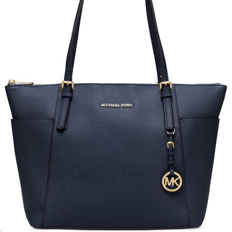 michael kors blue glitter purse|Michael Kors navy blue tote.